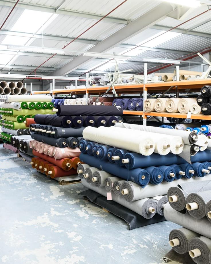 infinite numbers of textile rolls at our textile…